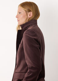 Cotton Velvet Tailored Blazer