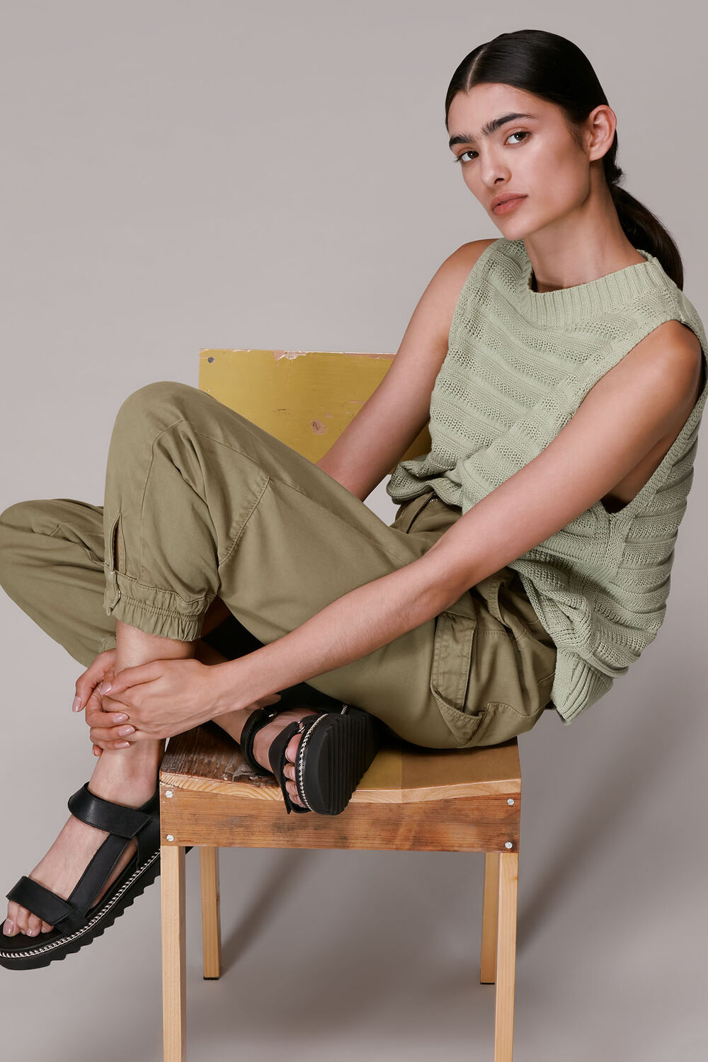Mila Cargo Cuffed Trouser
