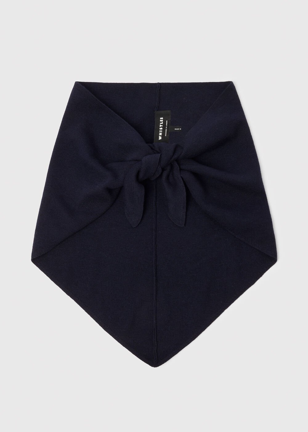 Triangular Knitted Scarf