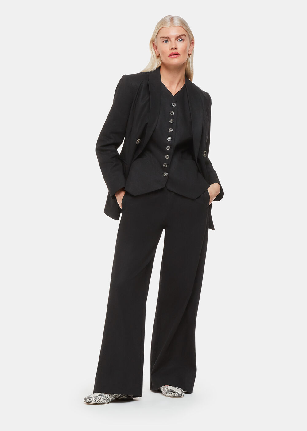 Petite Lindsey Linen Blend Trouser
