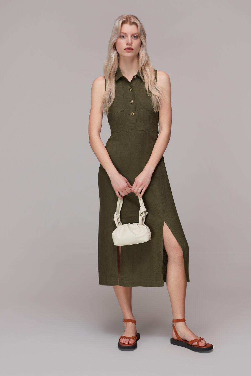 Molly Linen Midi Dress