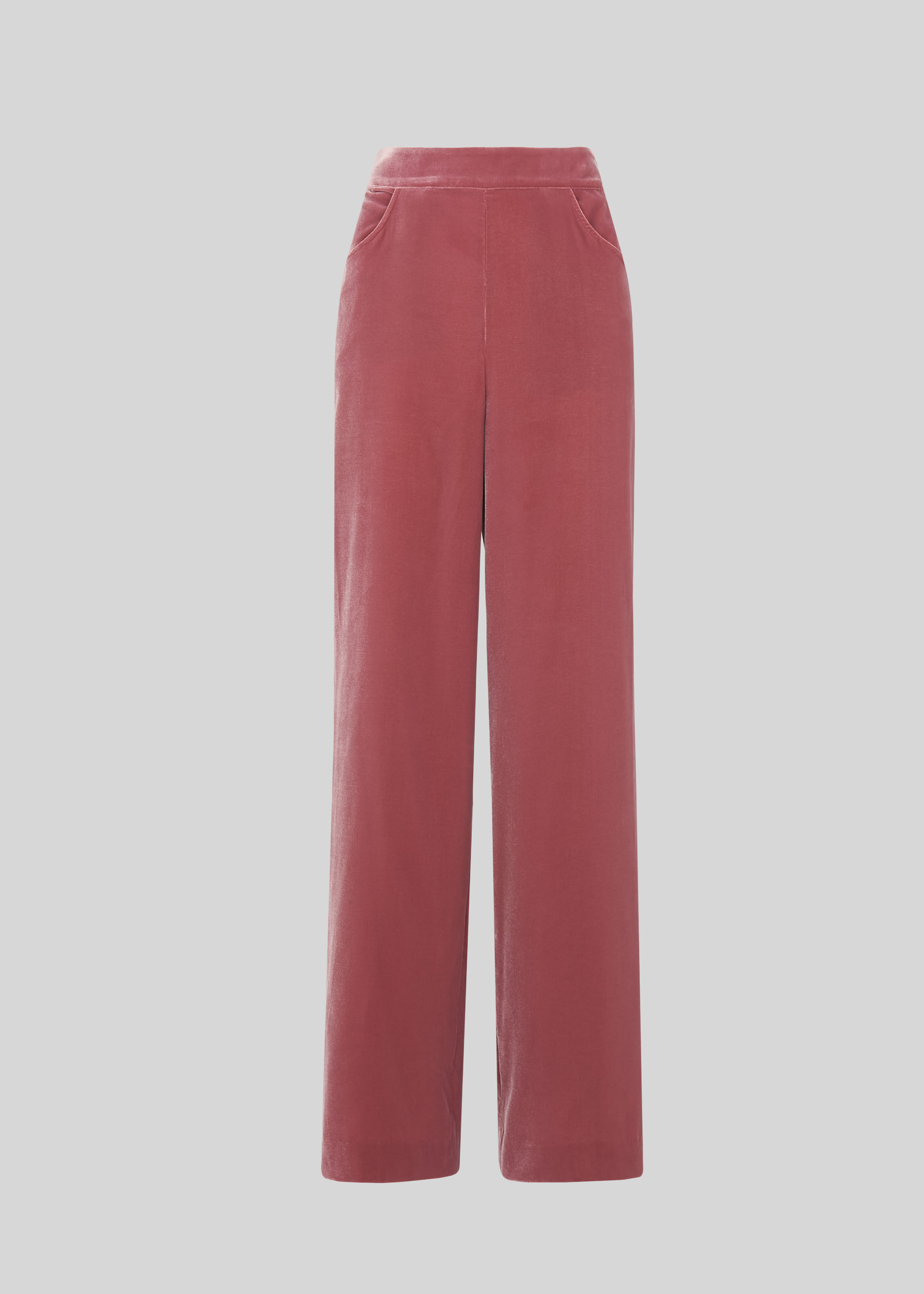 Corinna Velvet Trouser Pink WHISTLES Whistles UK