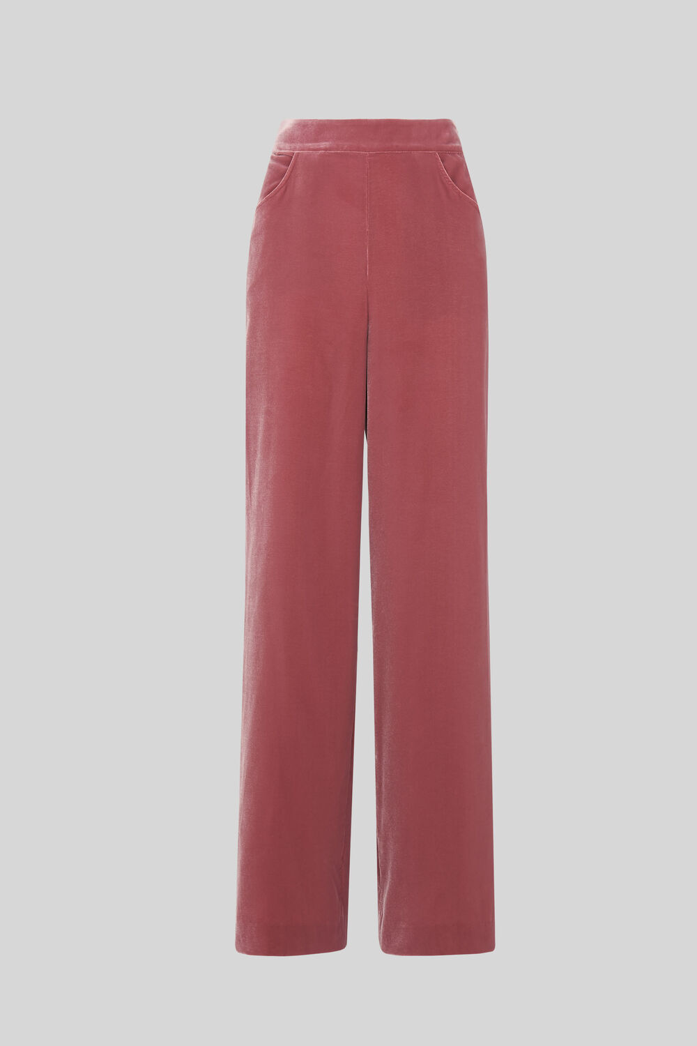 Corinna Velvet Trouser Pink