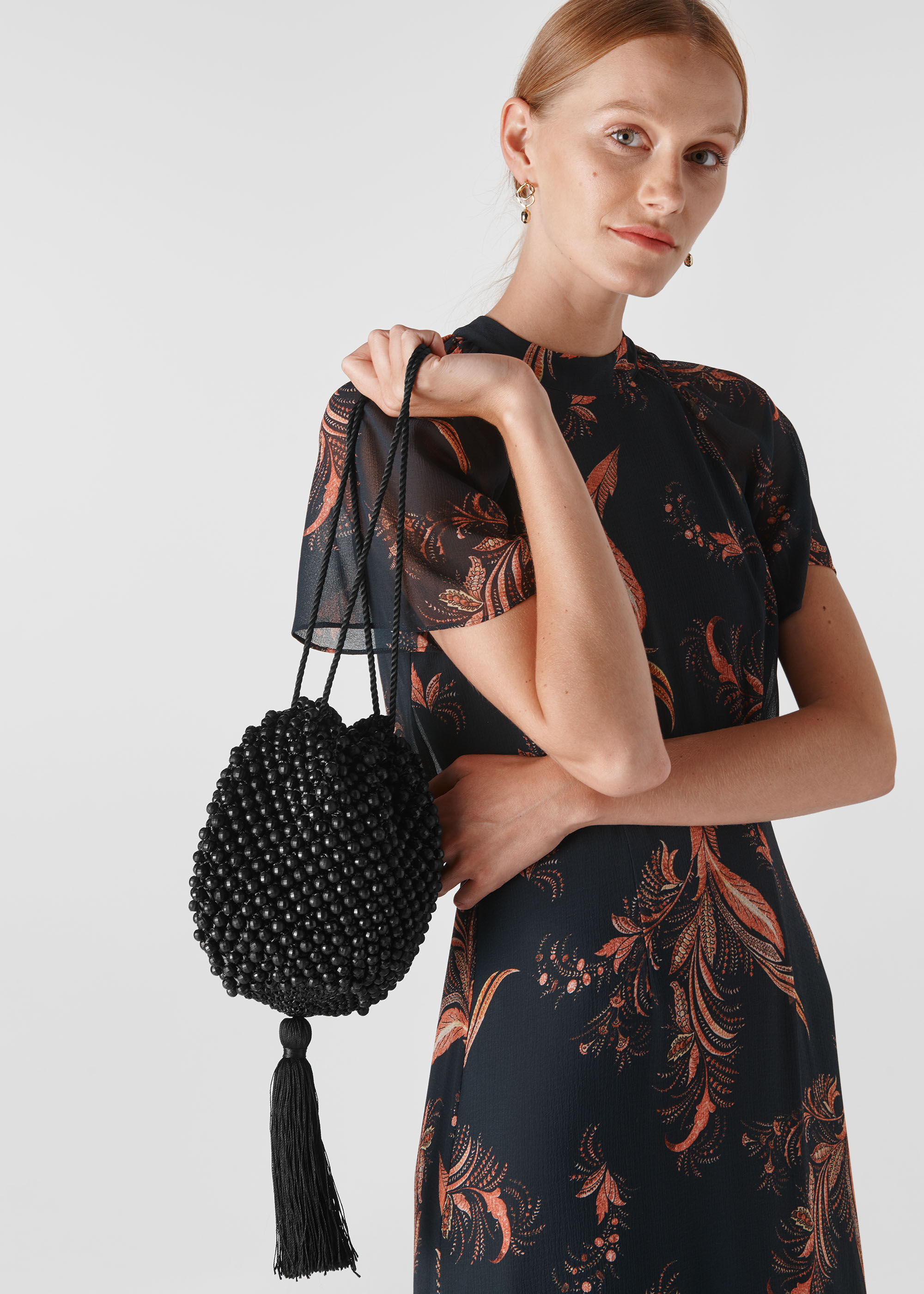 Beaded 2024 bag mango