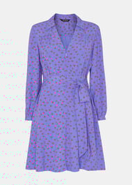 Petite Scattered Petals Print Dress