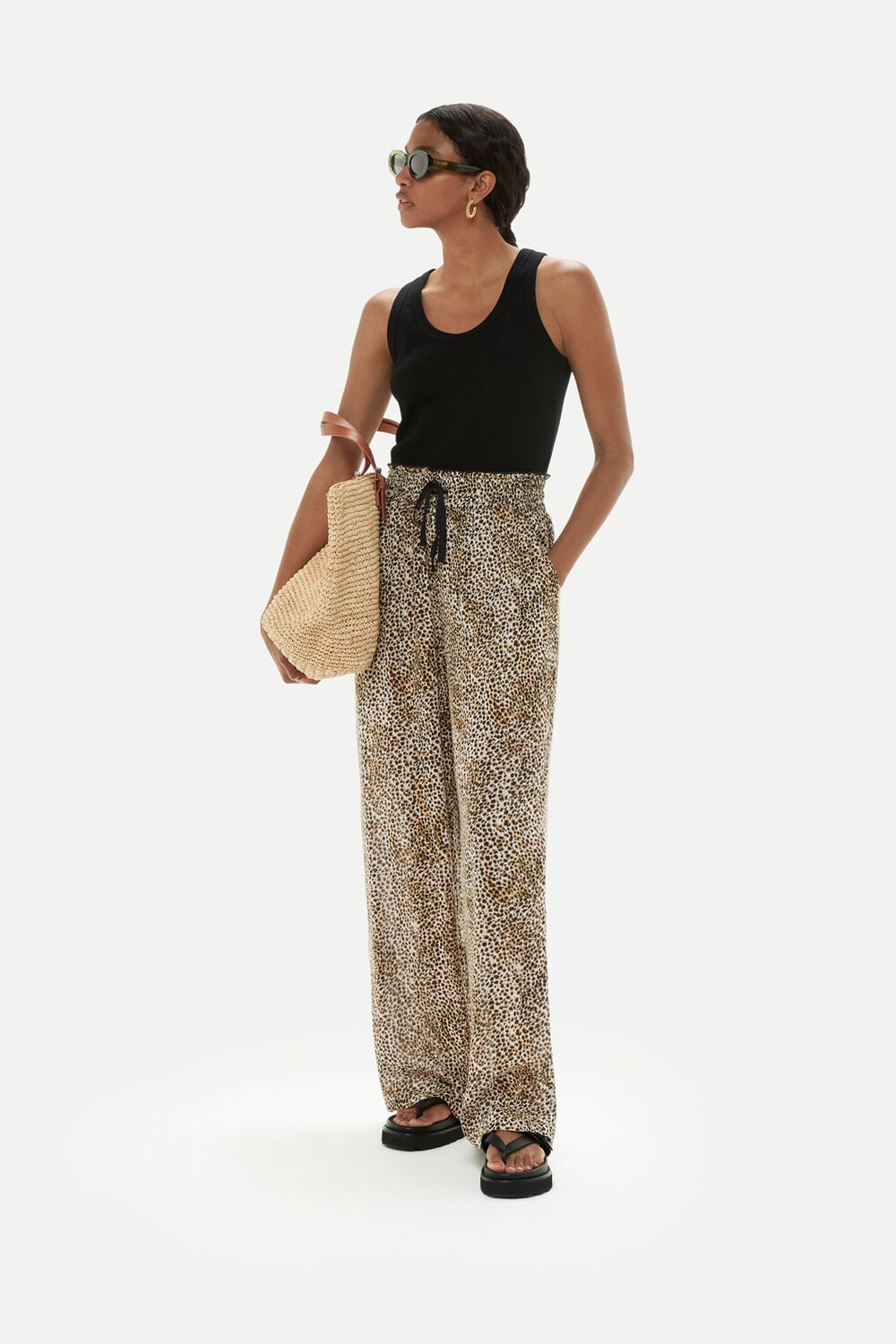 Multicolour Ink Spot Imogen Trouser