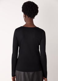 V Neck Long Sleeve Top