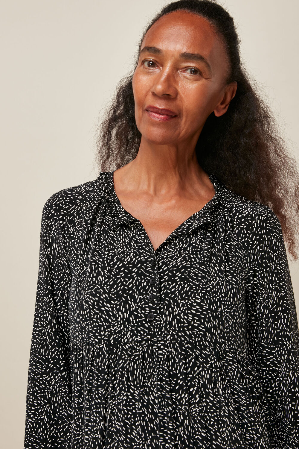 Freckle Print Enora Dress