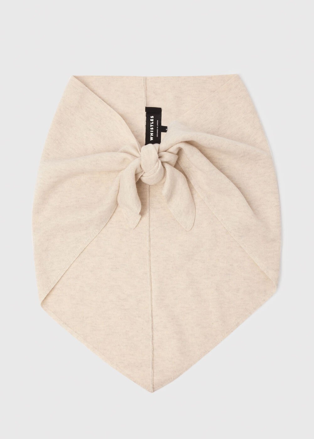 Triangular Knitted Scarf