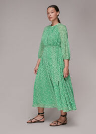 Indo Floral Trapeze Dress