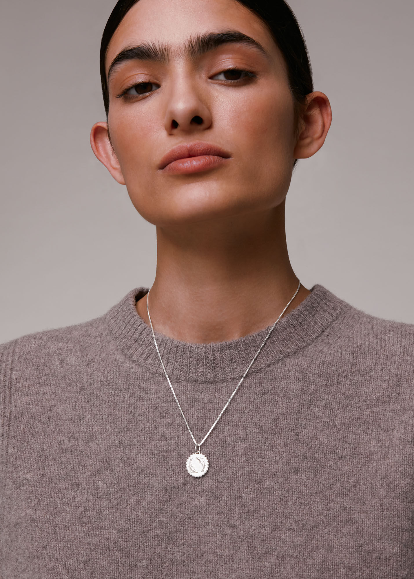 Silver Rj Pisces Necklace WHISTLES
