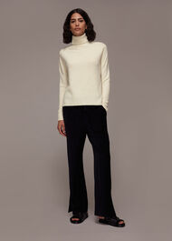 Roll Neck Wool Knit