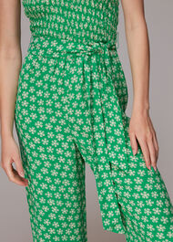 Daisy Check Print Jumpsuit