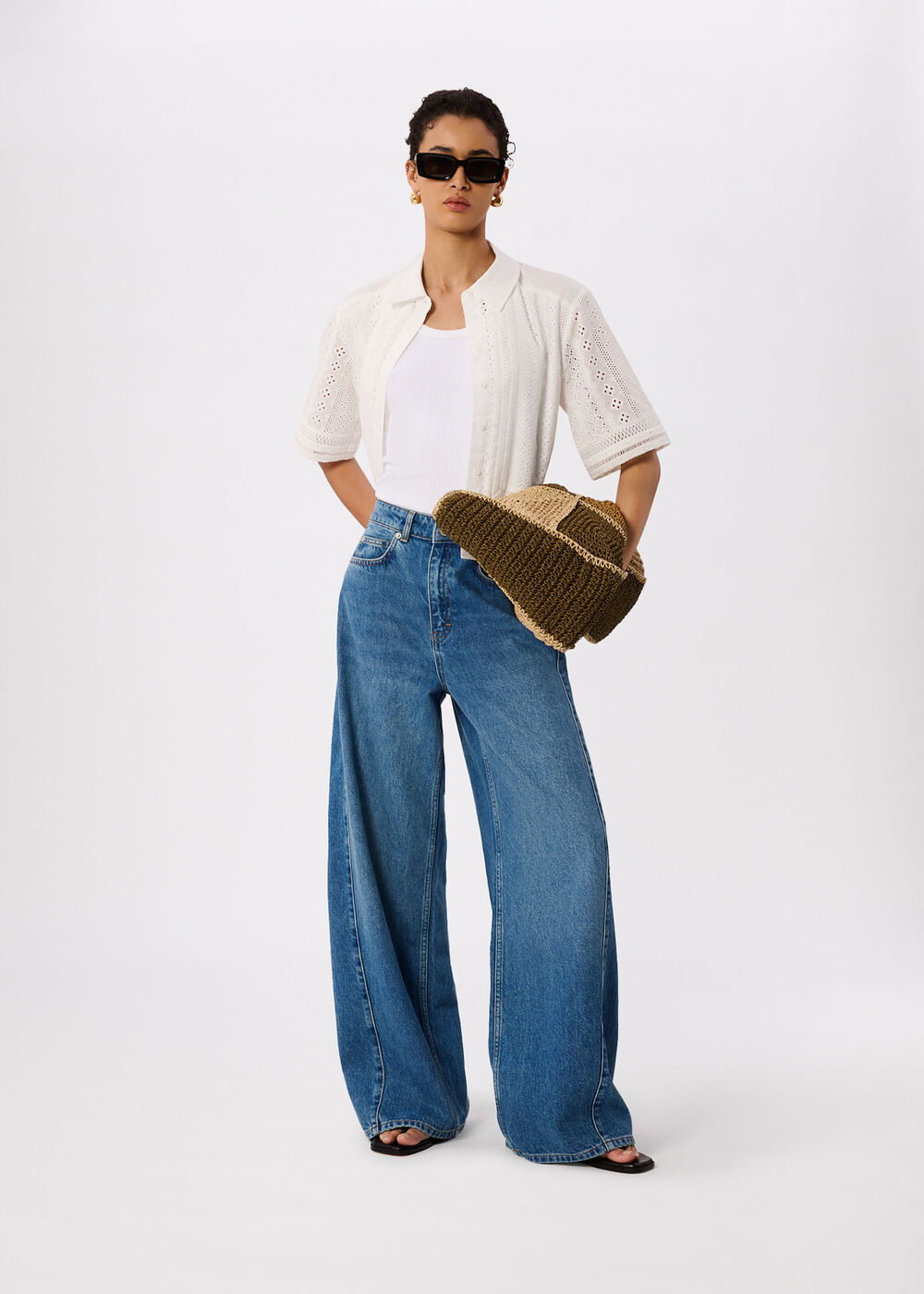 Broderie Cotton Shirt