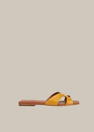 Tabitha Flat Slider Yellow