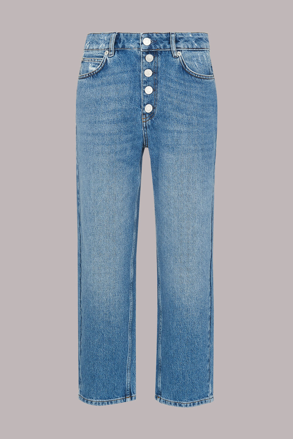 Petite Authentic Hollie Button Jean