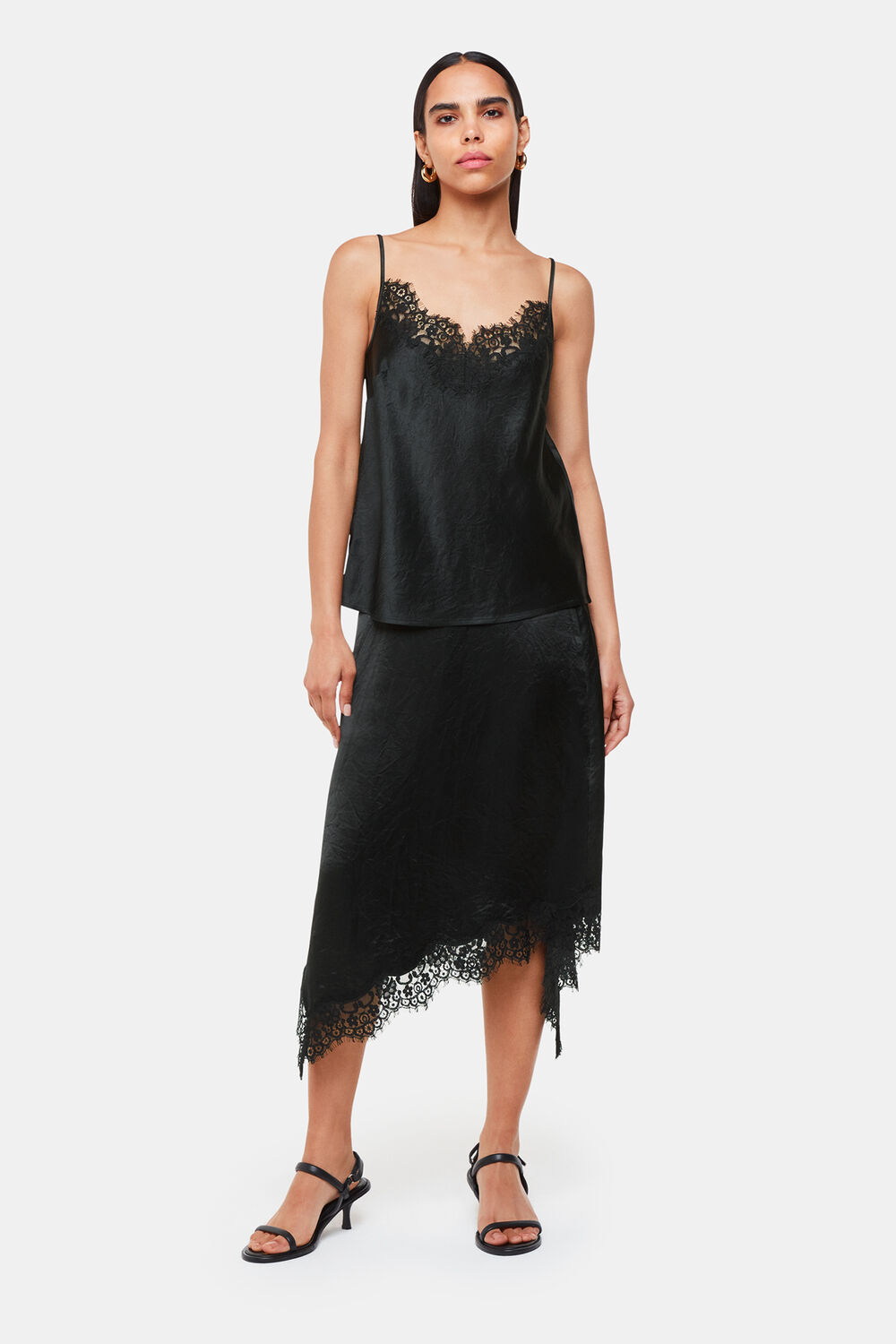 Lace Trim Cami Top