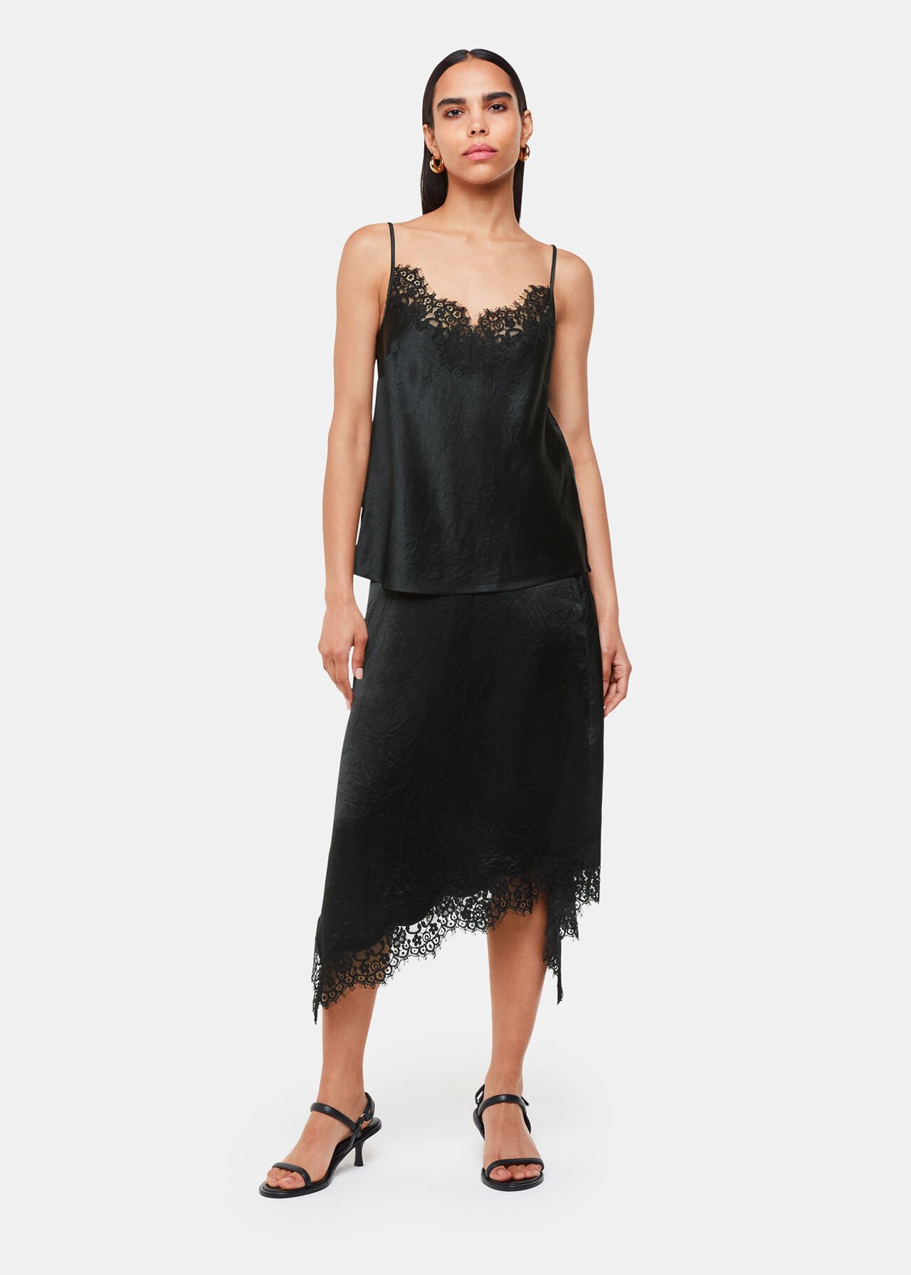 Lace Trim Cami Top