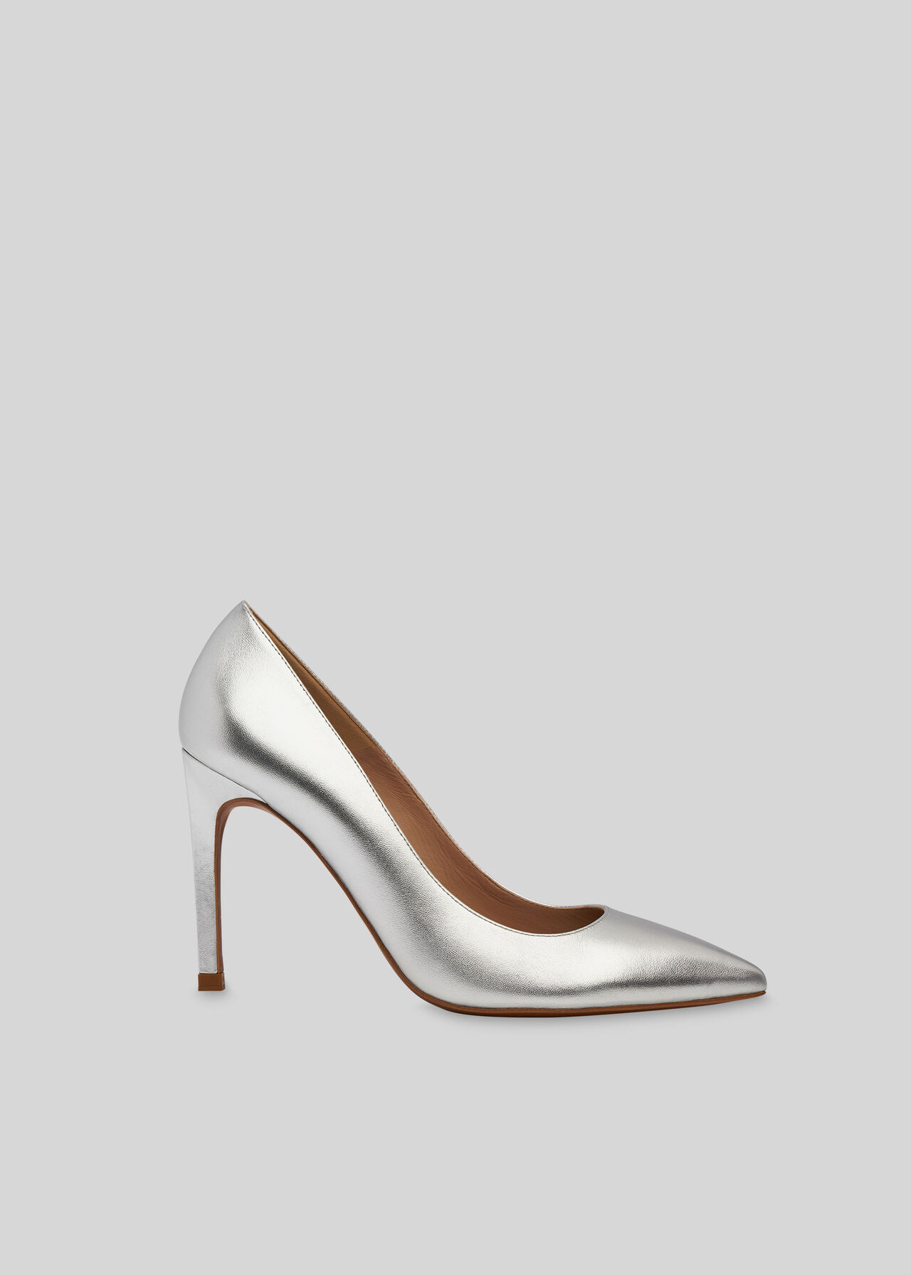 Cornel Suede Pump Silver