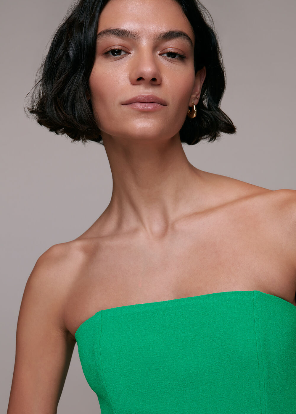 Green Gemma Strapless Maxi Dress | WHISTLES | Whistles US | Green Gemma Strapless Maxi Dress | WHISTLES | Whistles US |