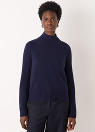 Wool Funnel Neck Knit