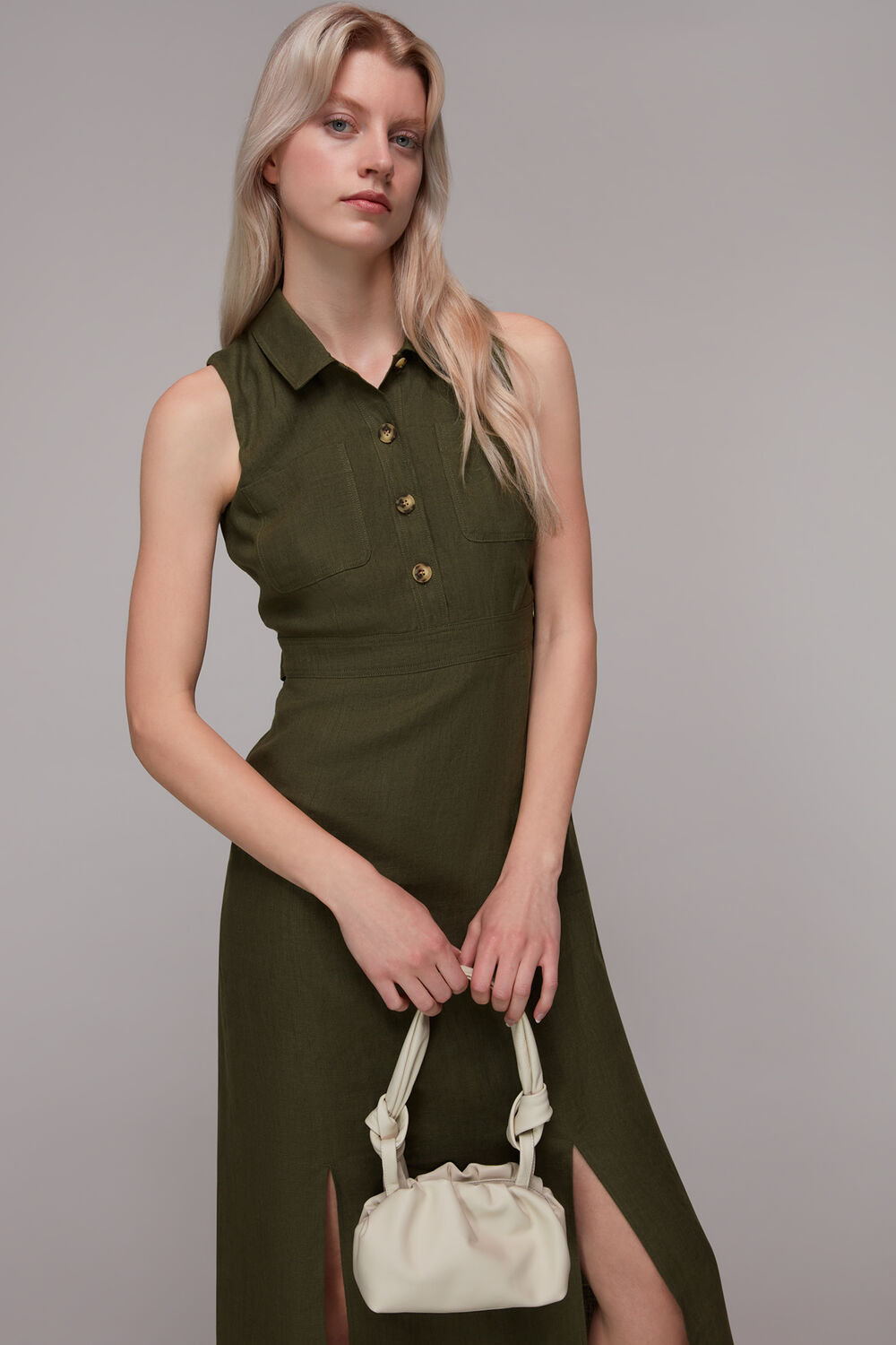 Molly Linen Midi Dress