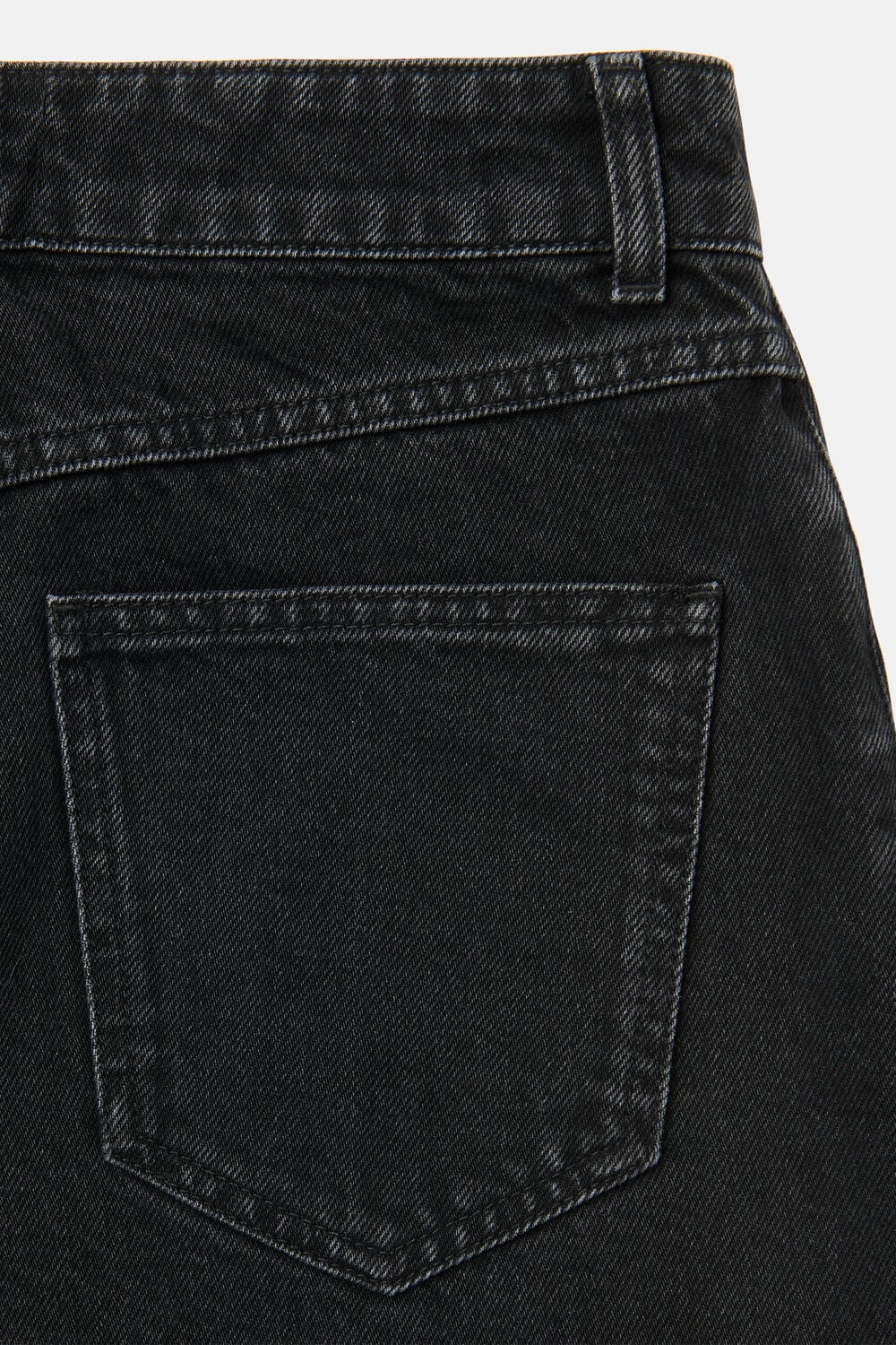 Black Straight Full Length Jean