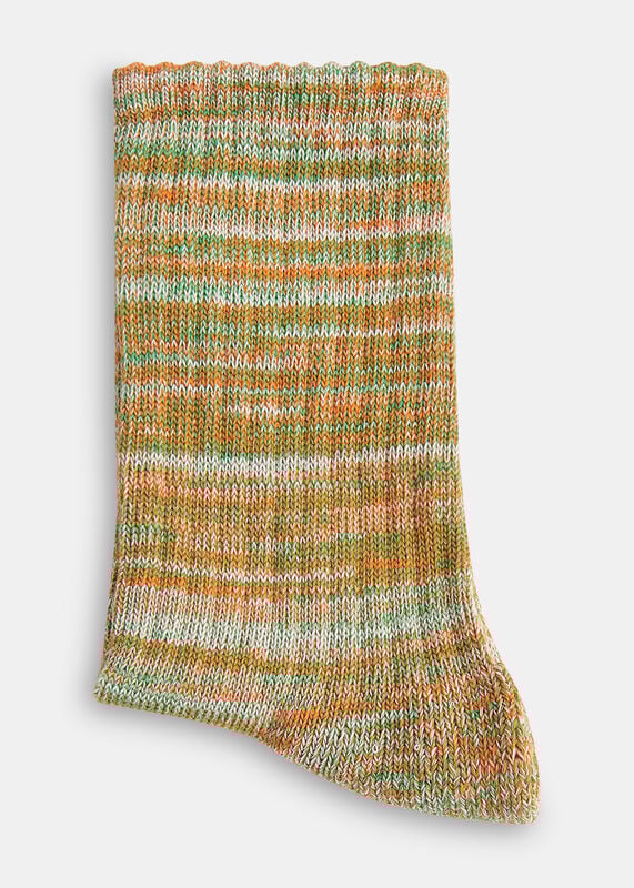 Green Chunky Marl Socks