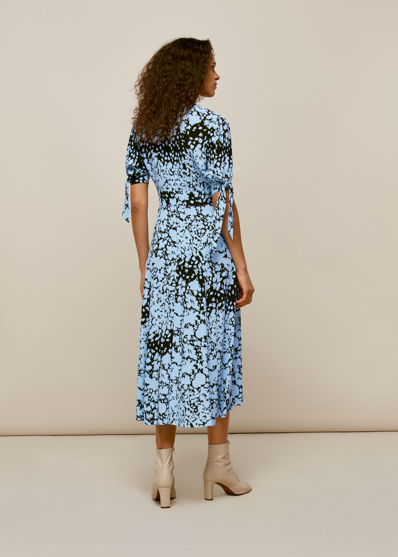 Floral Animal Neave Dress Blue/Multi