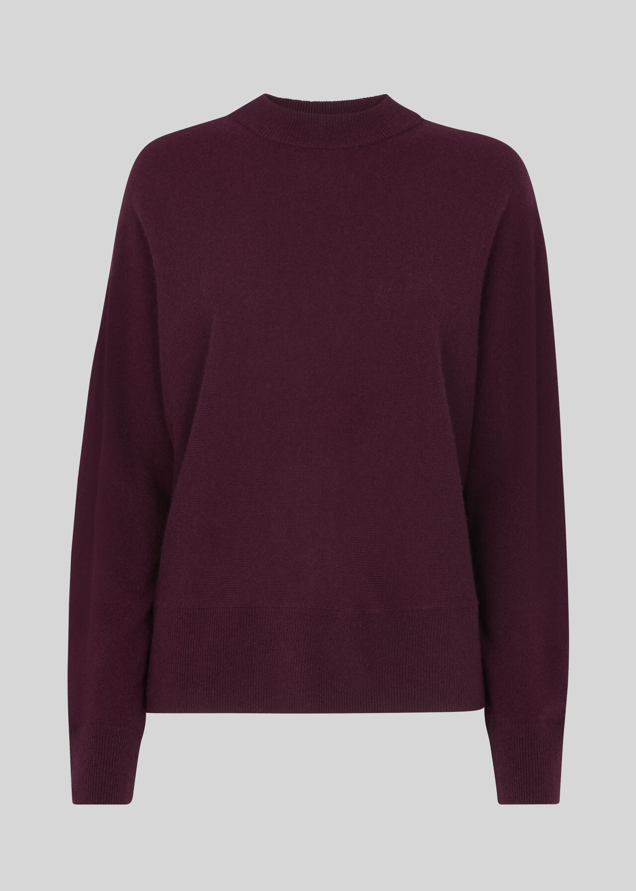 Dolman Cashmere Sweater Burgundy