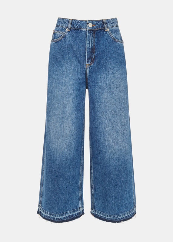 Denim Authentic Raw Hem Jean