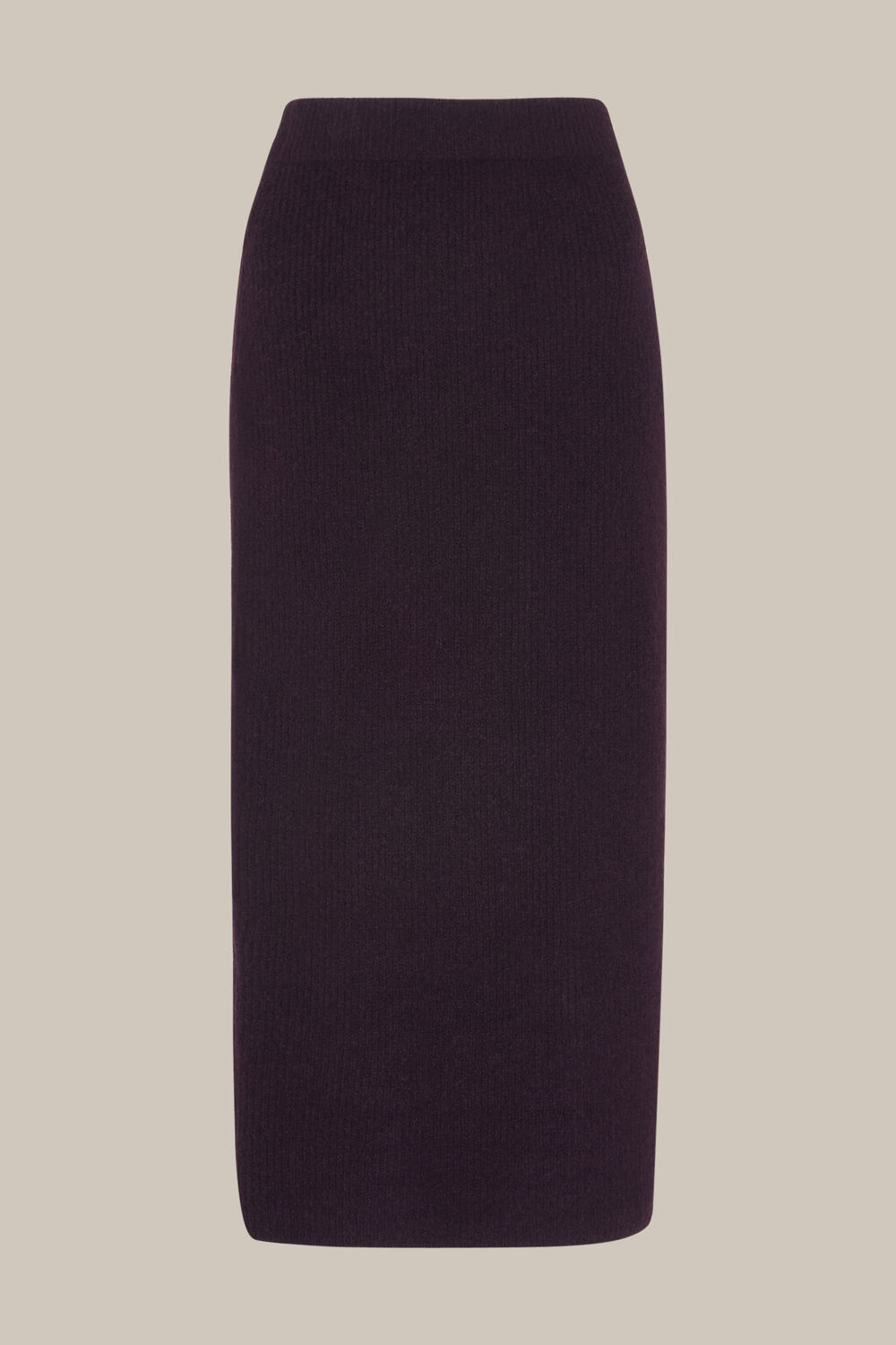 Ribbed Knitted Tube Skirt