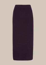 Ribbed Knitted Tube Skirt