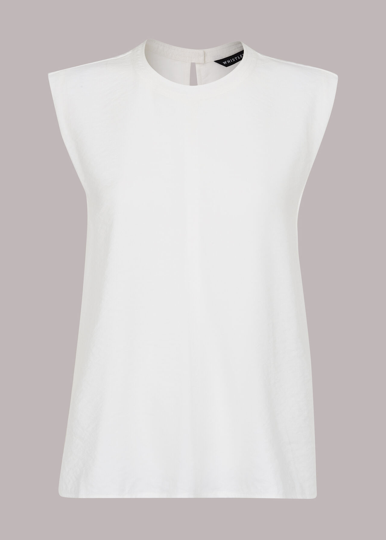 White Leila Swing Top | WHISTLES