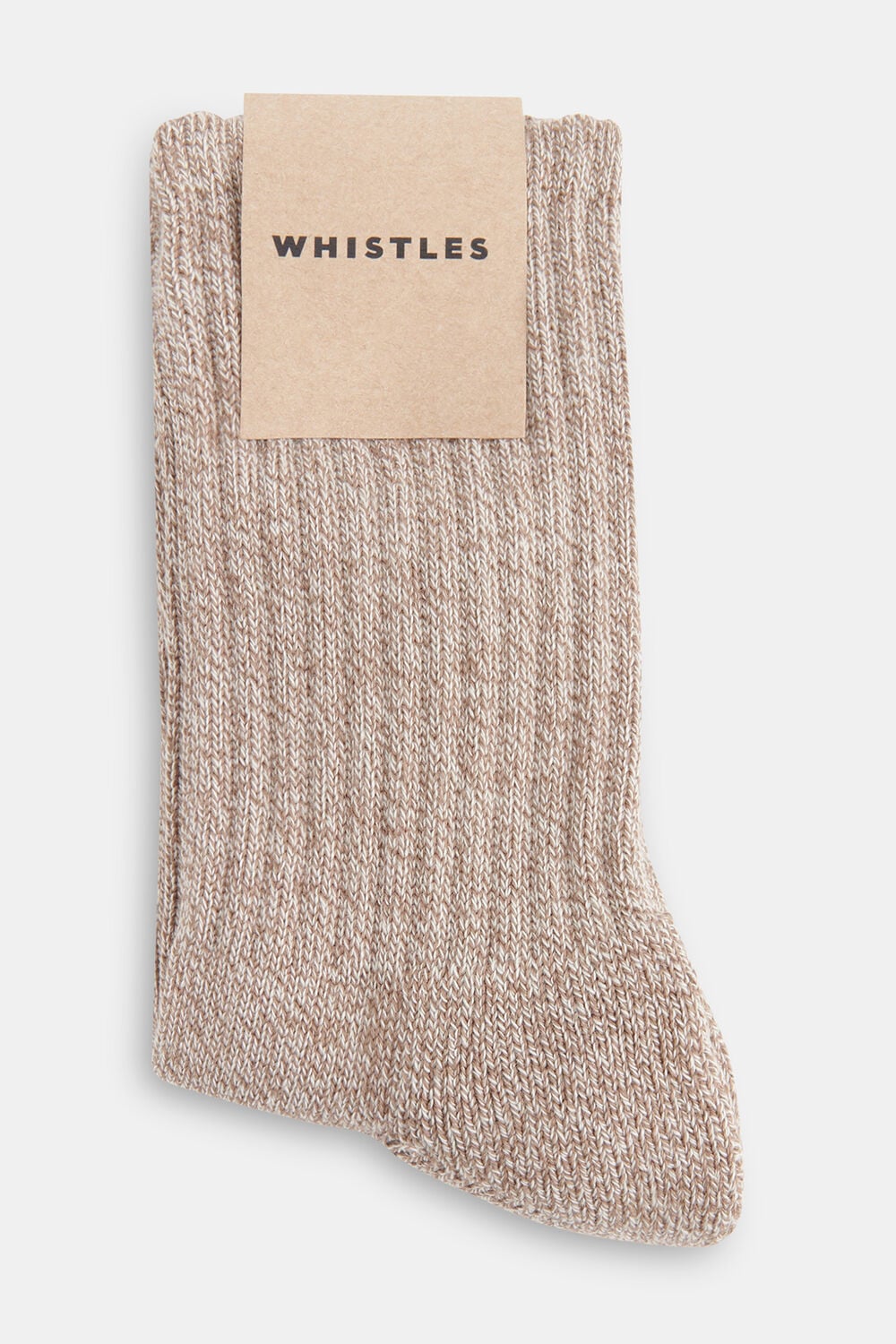 Neutral Chunky Marl Socks