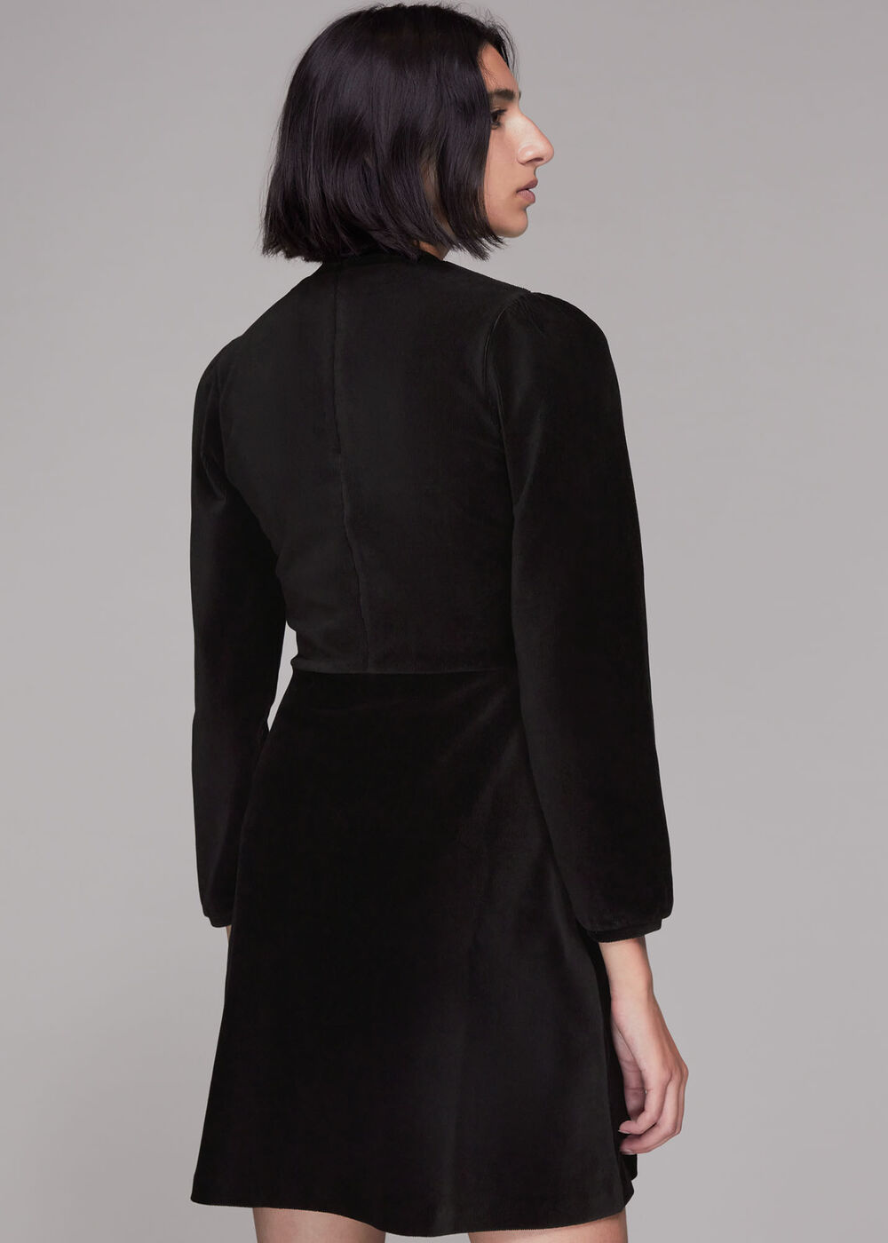 Cord Velvet Jersey Dress