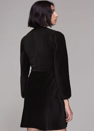 Cord Velvet Jersey Dress