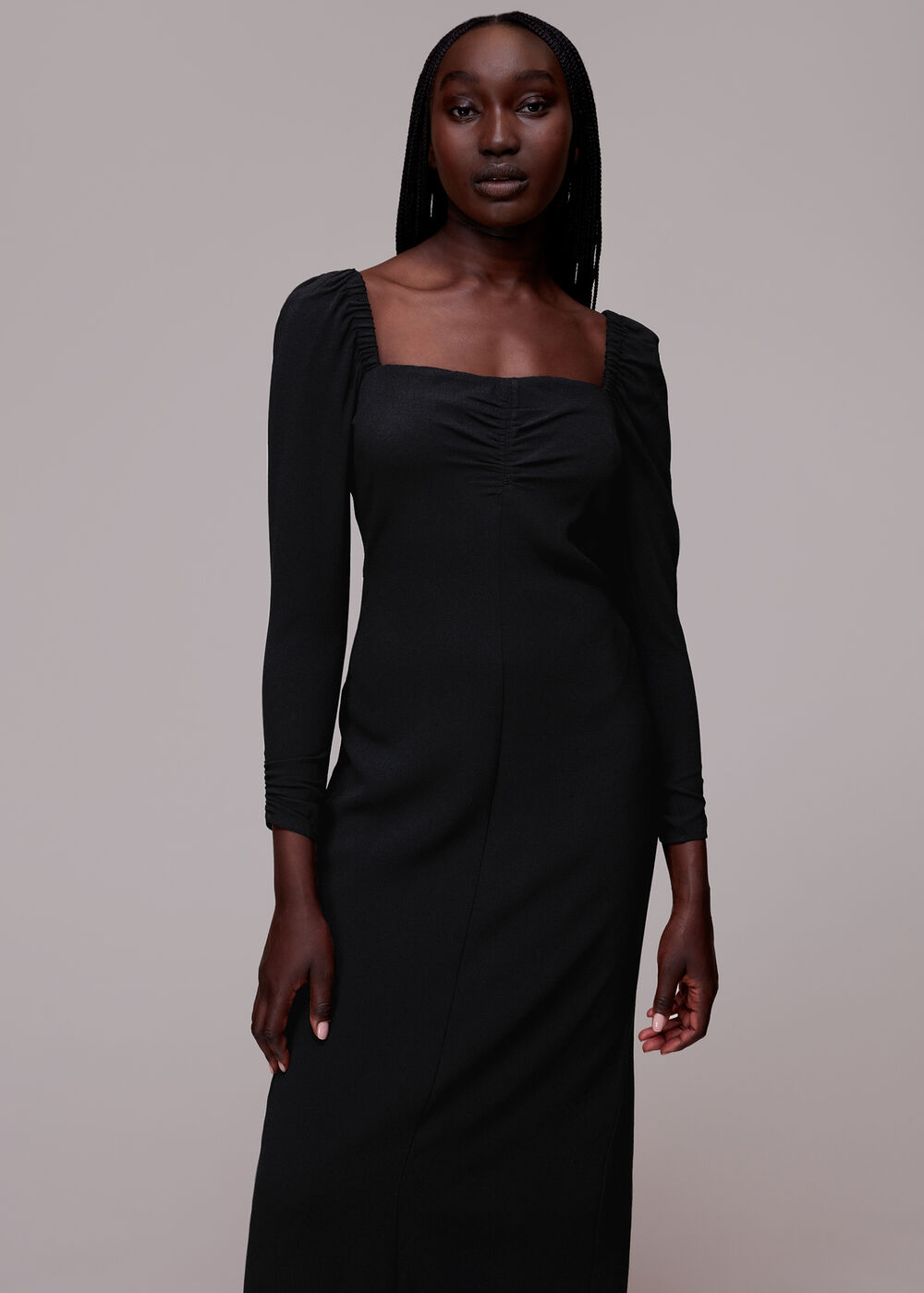 Laura Textured Midi Dress