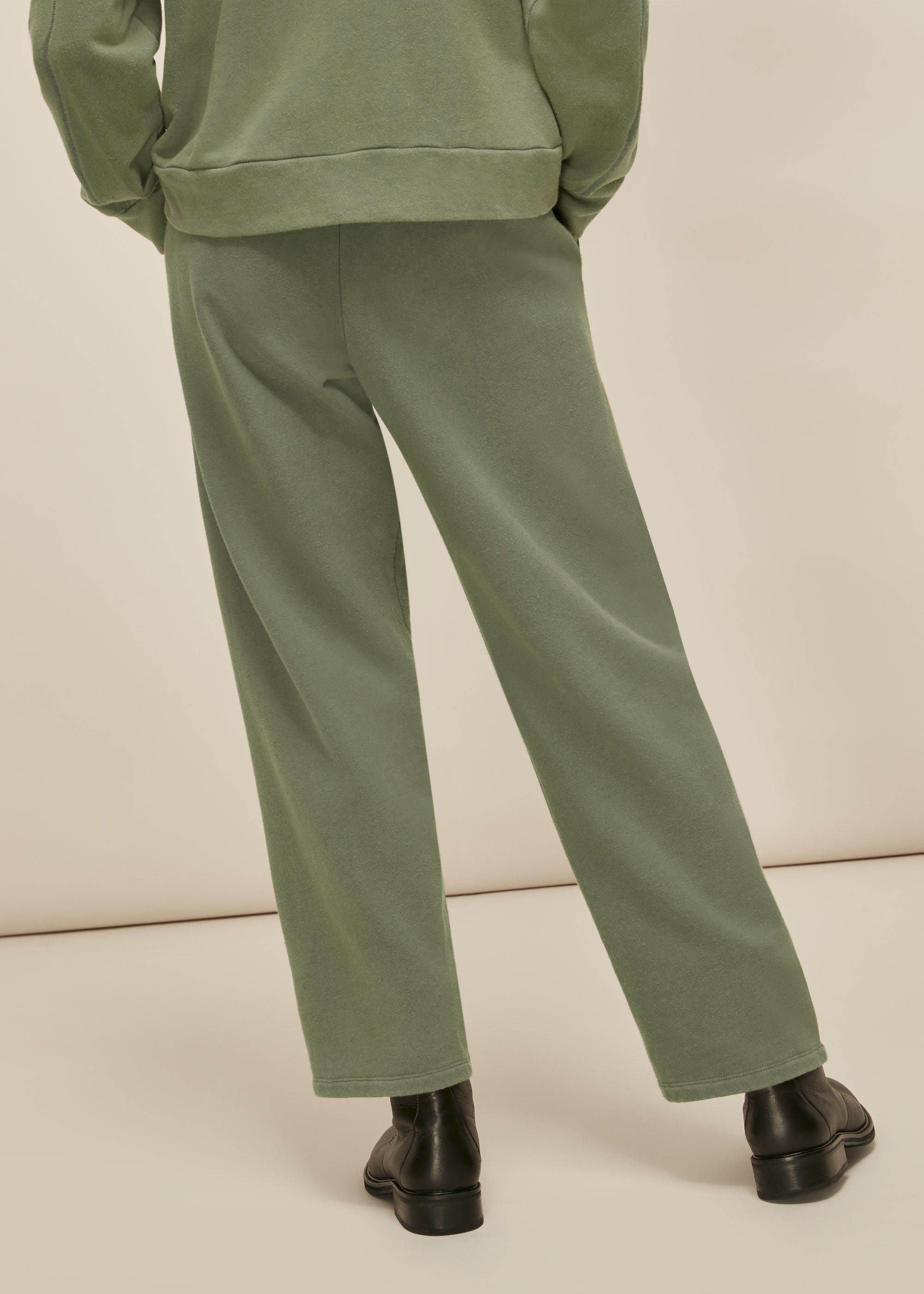 Khaki Barrel Leg Jogger WHISTLES