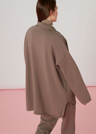 High Neck Sweatshirt