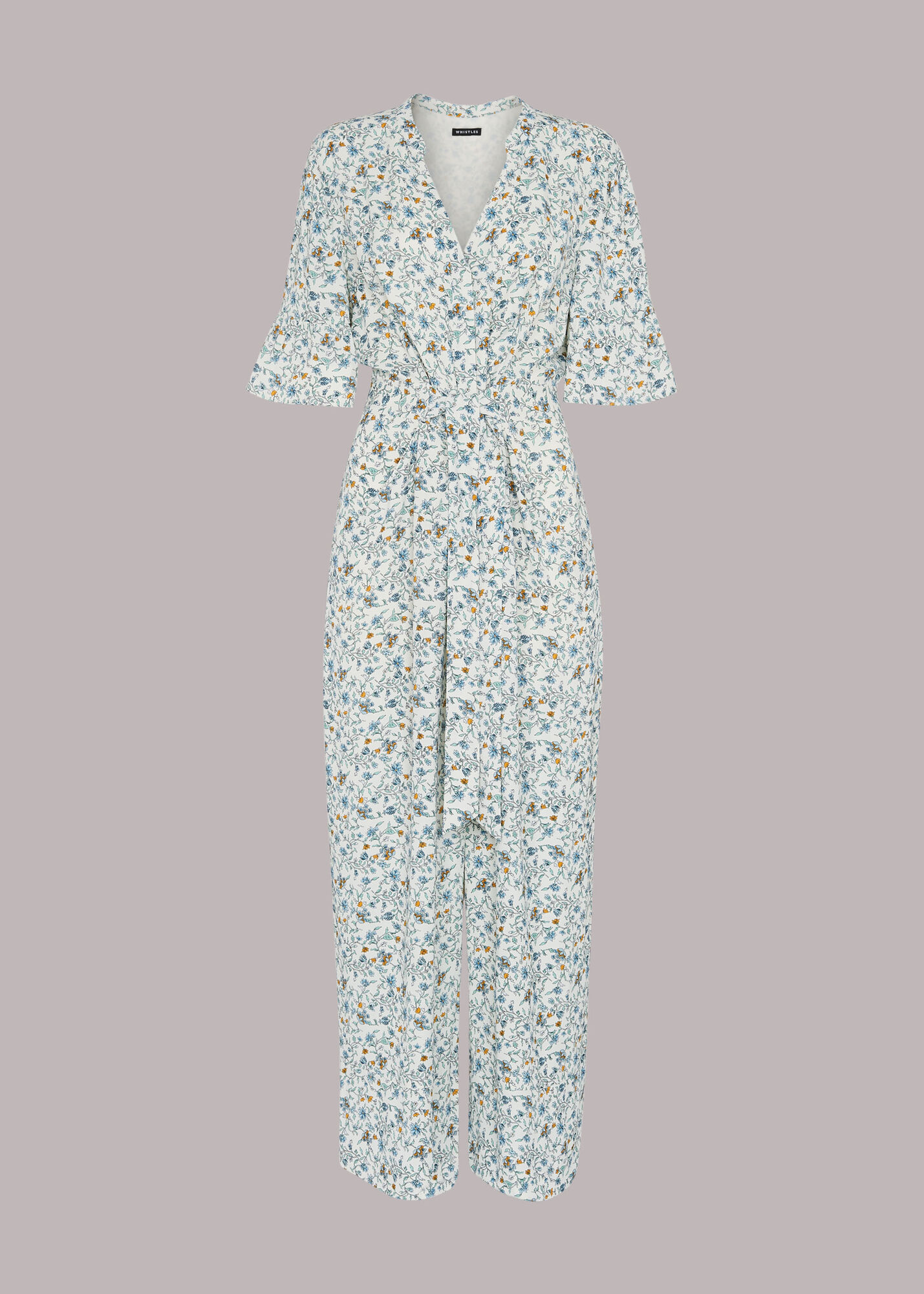 Multicolour Freya Summer Floral Jumpsuit WHISTLES