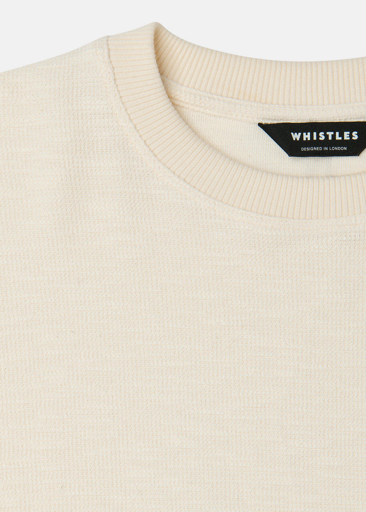 Textured Relaxed Jersey Top