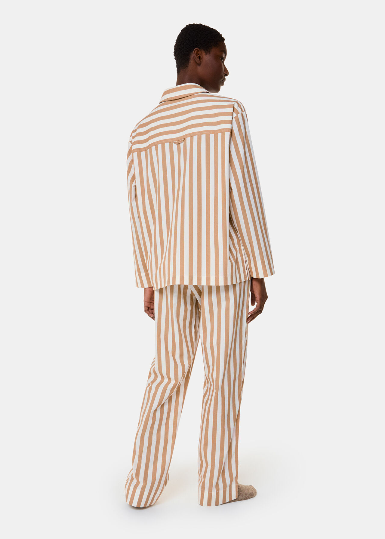 Cotton Stripe Pyjama Bottom