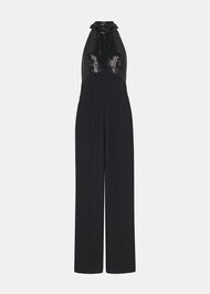 Leah Sequin Bodice Jumpsuit