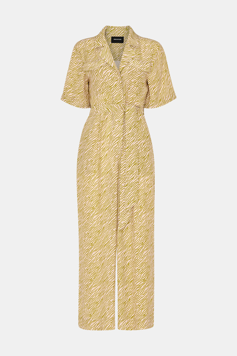Green Kelly Tiger Flame Jumpsuit