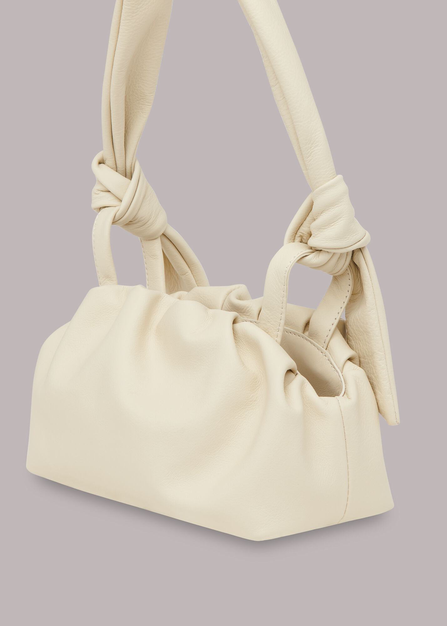 Ruched mini deals bag