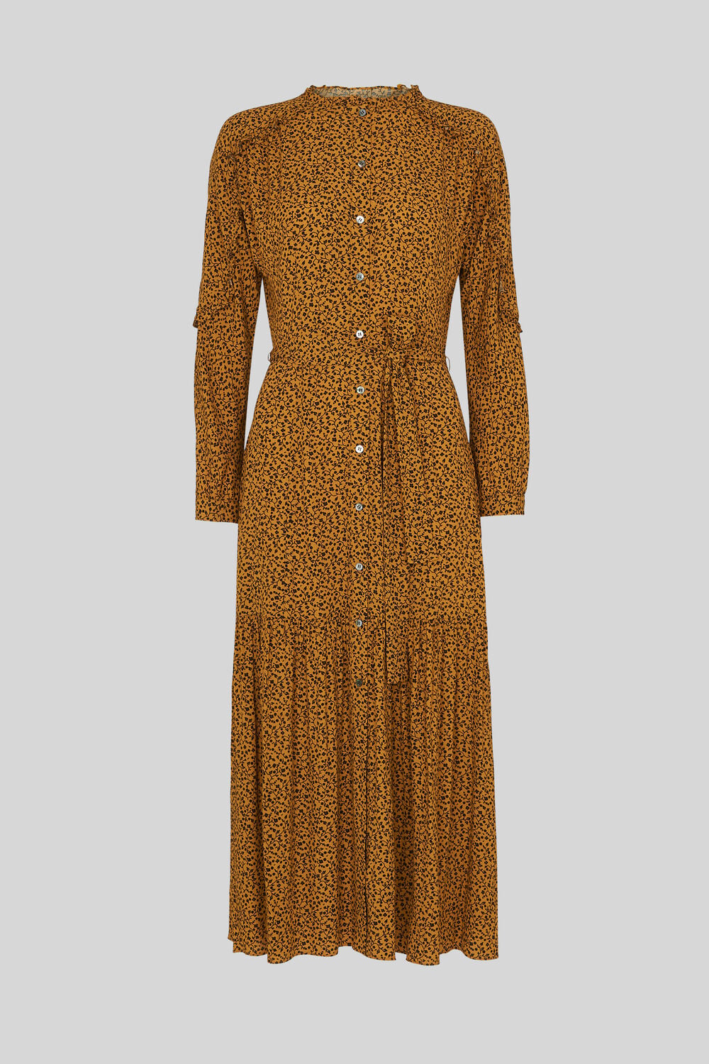 Renee Autumn Floral Dress Yellow/Multi