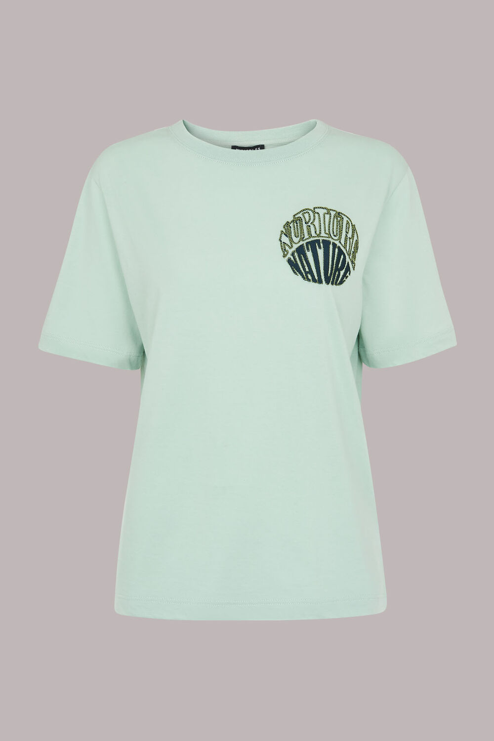Pale Green Nurture Nature T Shirt