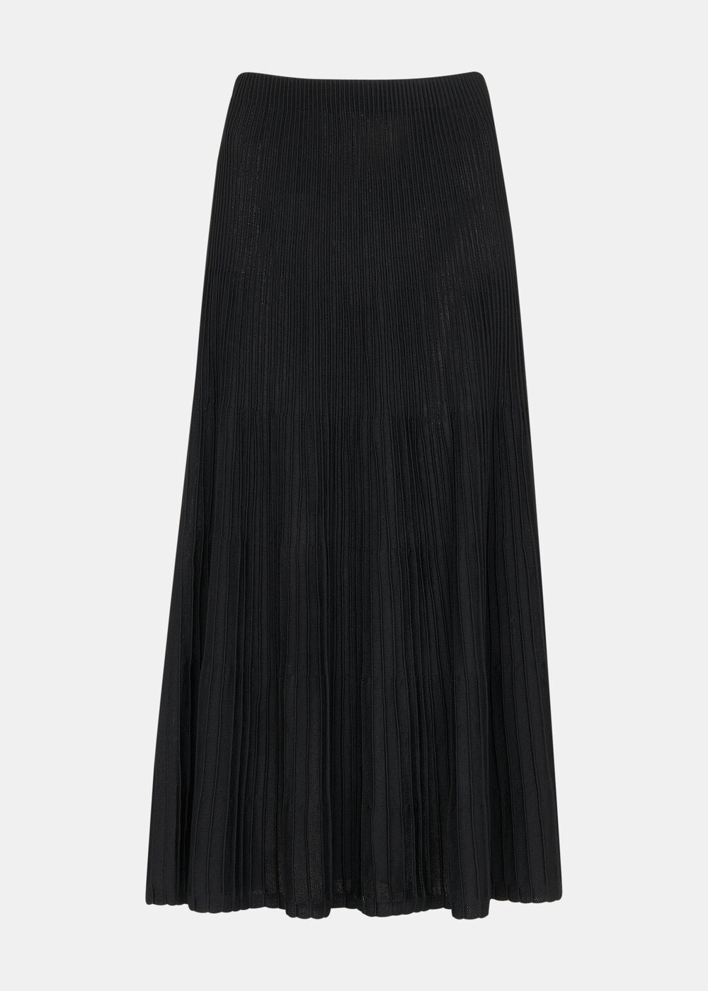 Knitted Pleated Skirt