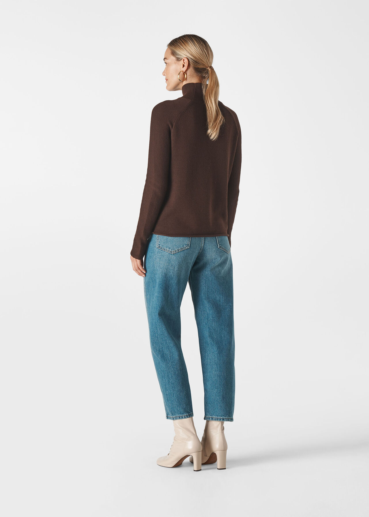 Phillipa Roll Neck Knit Chocolate